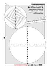 Konzentrationstraining mit Lineal und Bleistift 1